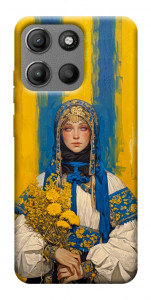 Чохол Ukrainian woman для Motorola Moto G15 Power