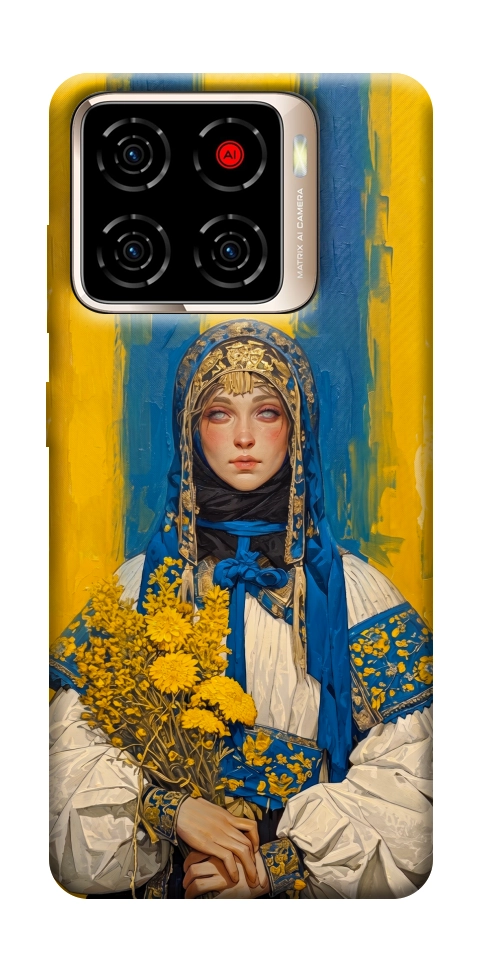 Чехол Ukrainian woman для ZTE Blade A56