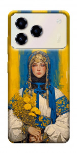 Чехол Ukrainian woman для ZTE Blade A76 4G