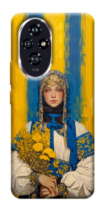 Чохол Ukrainian woman для Huawei Honor 200