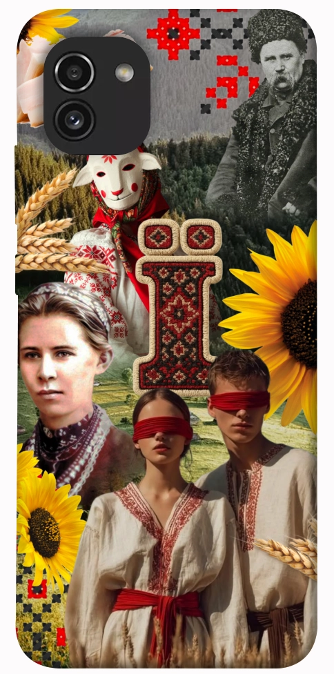 Чехол Ukr collage для Galaxy A03