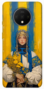 Чехол Ukrainian woman для OnePlus 7T