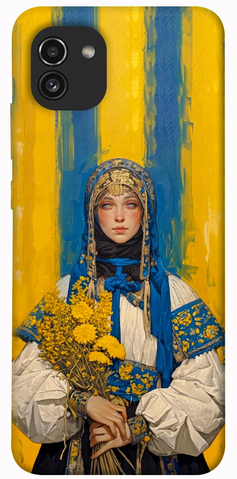 Чехол Ukrainian woman для Galaxy A03