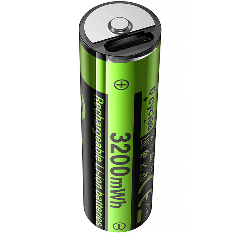 Аккумуляторные батарейки Hoco JA3 (AA) Energy 2 pcs (Black) в магазине vchehle.ua