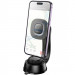 Автотримач з БЗП Hoco HW31 Crown Magnetic Wireless Charging 15W (Black / Metal gray) в магазині vchehle.ua