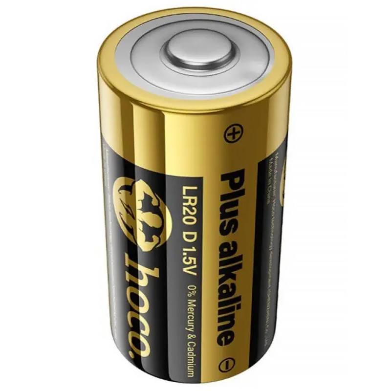 Батарейки Hoco JA5 D (LR20) Alkaline 2 pcs
