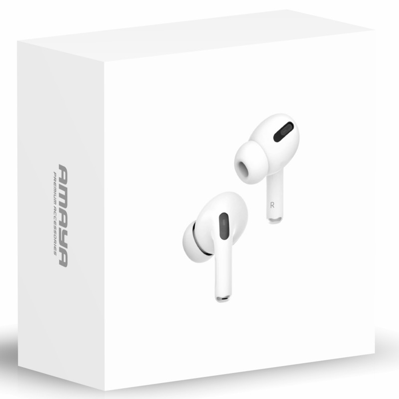 Фото Бездротові навушники TWS Amaya Pod Pro 2 (White) на vchehle.ua