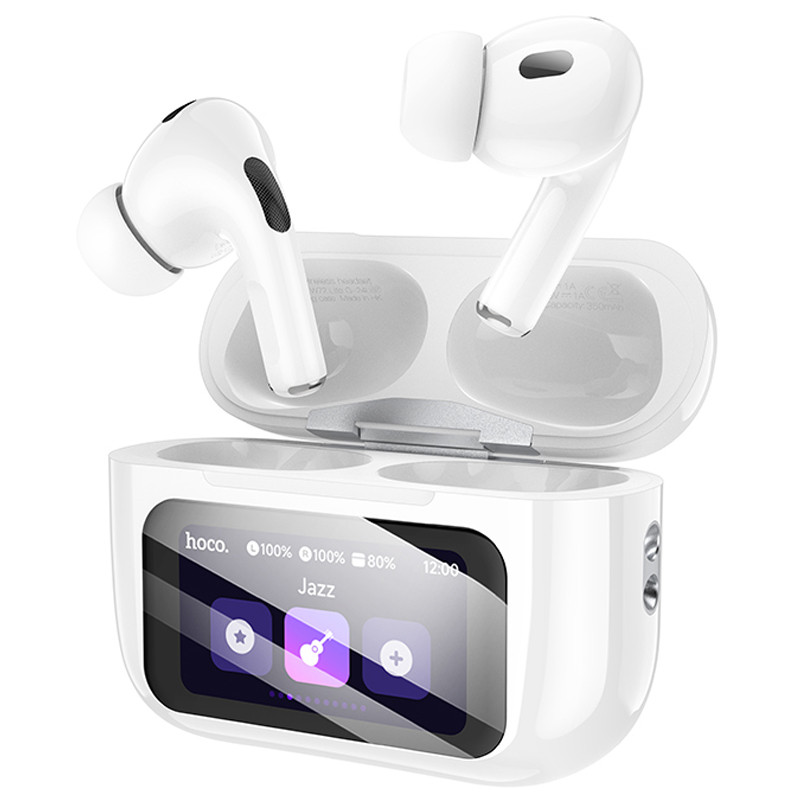 Фото Беспроводные TWS наушники Hoco EW72 Lite Soar with Touch Screen (White) на vchehle.ua