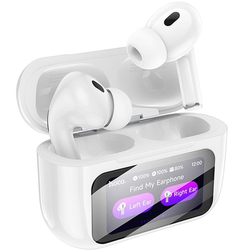 Фото Беспроводные TWS наушники Hoco EW72 Lite Soar with Touch Screen (White) в магазине vchehle.ua