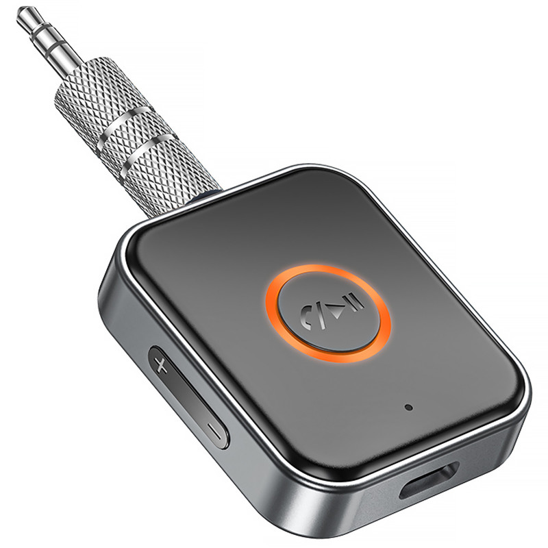 Фото Bluetooth AUX аудіо ресівер/трансмітер Borofone BC55 Suave (AUX 3.5mm) (Black) на vchehle.ua