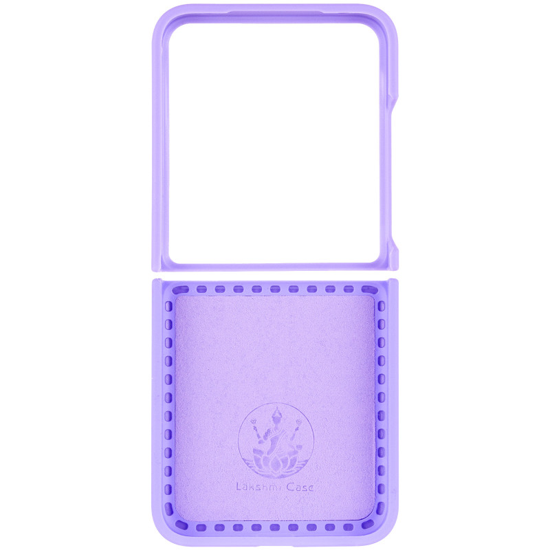 Чехол Foldables Silicone Cover Lakshmi (AAA) для Motorola Razr 50 (Сиреневый / Dasheen) в магазине vchehle.ua