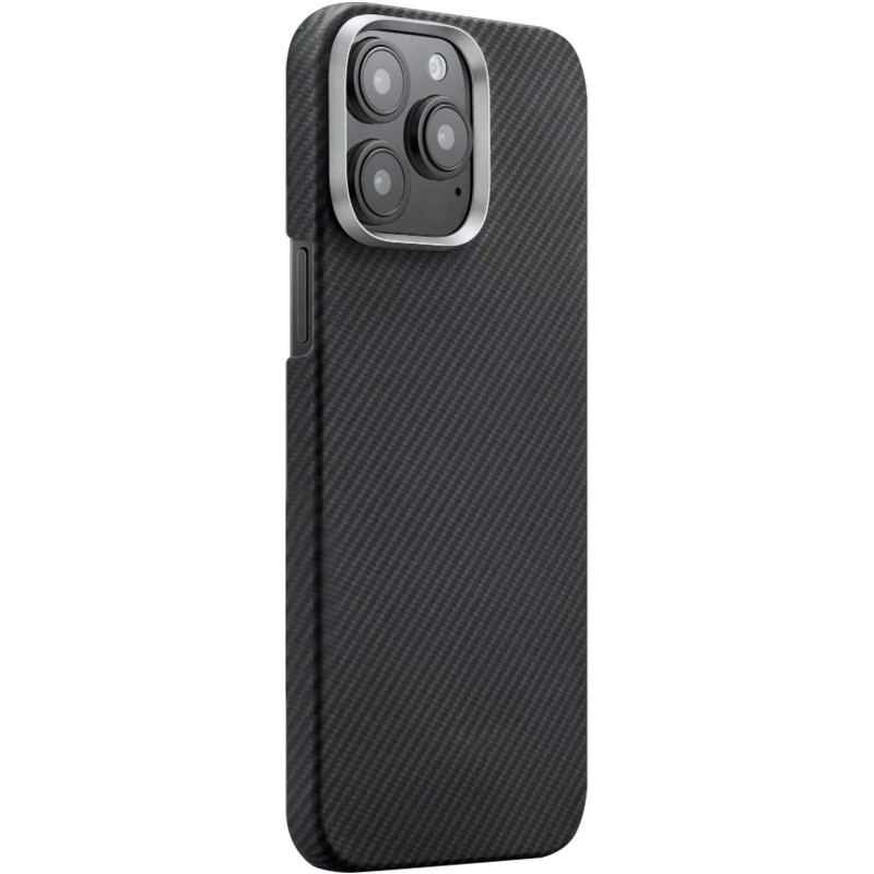 Чехол PC Carbon Protection Slim with Magnetic Fit для Apple iPhone 14 Pro Max (6.7") (Black)