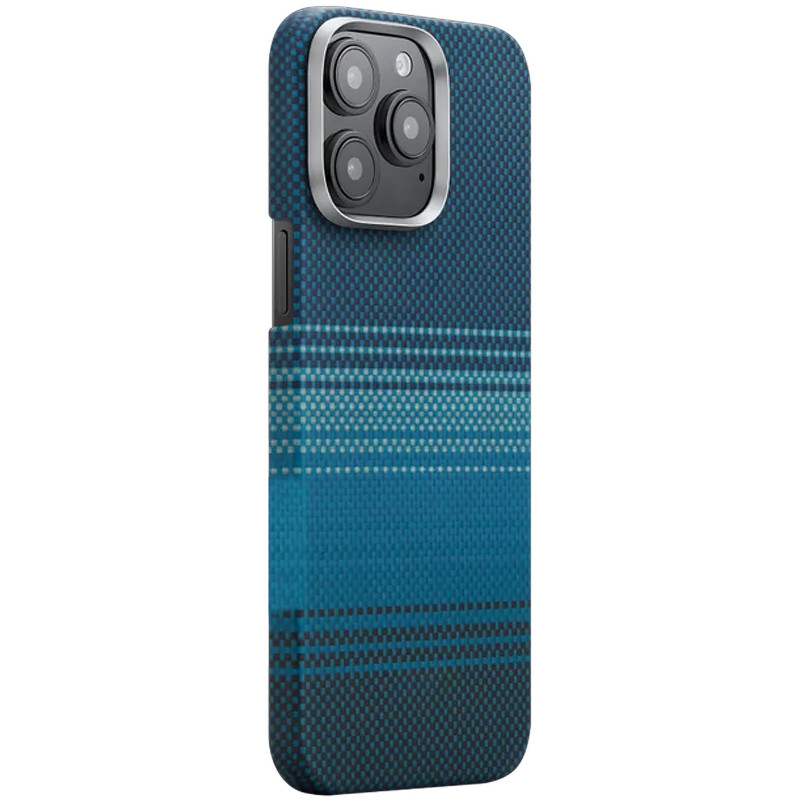 Чехол PC Carbon Protection Slim with Magnetic Fit для Apple iPhone 14 Pro Max (6.7") (Blue)