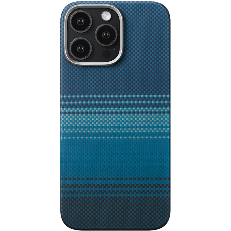 Фото Чехол PC Carbon Protection Slim with Magnetic Fit для Apple iPhone 14 Pro Max (6.7") (Blue) на vchehle.ua