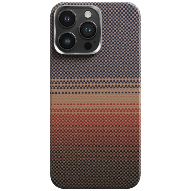 Фото Чехол PC Carbon Protection Slim with Magnetic Fit для Apple iPhone 14 Pro Max (6.7") (Red) на vchehle.ua