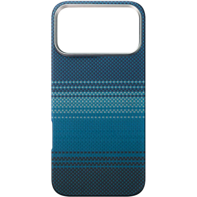 Фото Чехол PC Carbon Protection Slim with Magnetic Safe для Apple iPhone 17 Pro (6.3") (Blue) на vchehle.ua