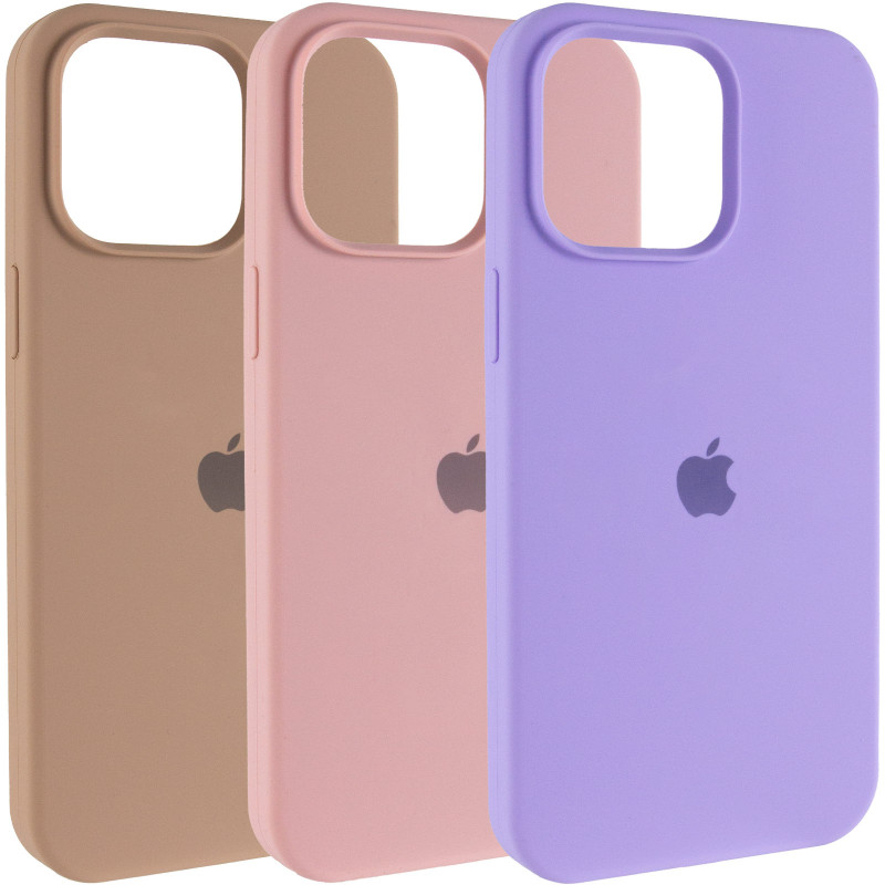 Чехол Silk (AA) Logo with Magnetic Fit для Apple iPhone 14 (6.1")