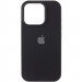 Чехол Silk (AA) Logo with Magnetic Fit для Apple iPhone 14 (6.1") (Черный / Black)