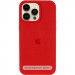 Фото Чехол Silk (AA) Logo with Magnetic Fit для Apple iPhone 17 (6.3") (Красный / Red) на vchehle.ua
