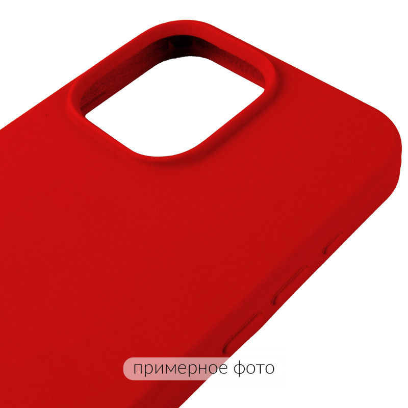 Чехол Silk (AA) Logo with Magnetic Fit для Apple iPhone 17 (6.3") (Красный / Red) в магазине vchehle.ua