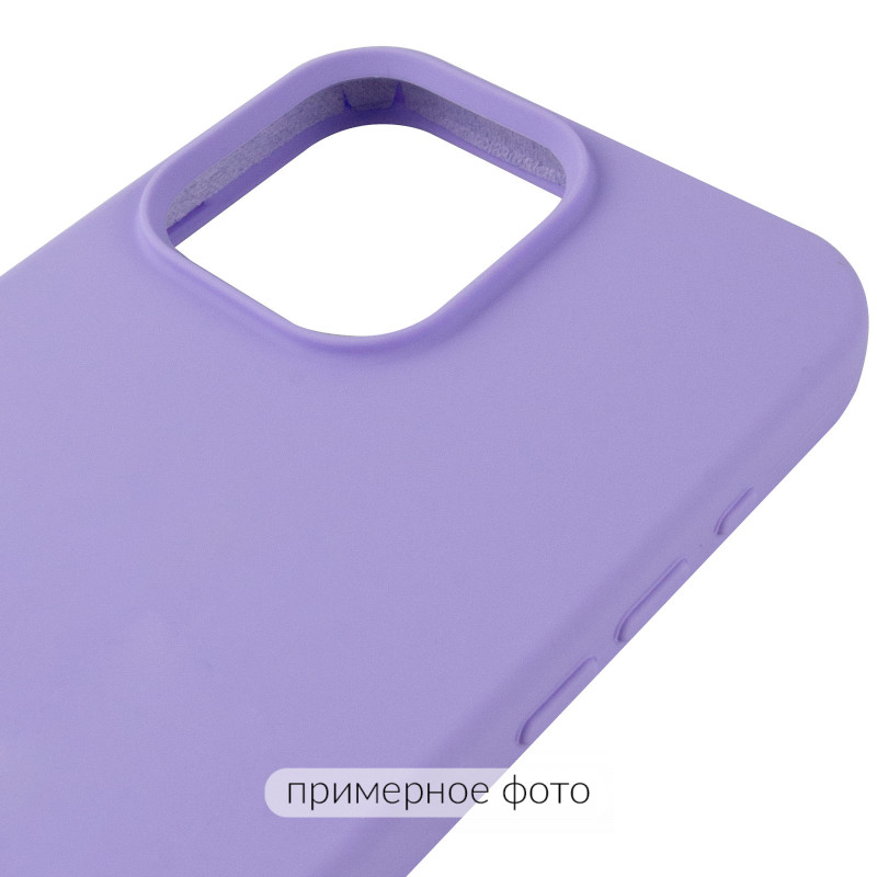 Купить Чехол Silk (AA) Logo with Magnetic Fit для Apple iPhone 17 (6.3") (Сиреневый / Dasheen) на vchehle.ua