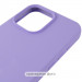Купить Чехол Silk (AA) Logo with Magnetic Fit для Apple iPhone 17 (6.3") (Сиреневый / Dasheen) на vchehle.ua