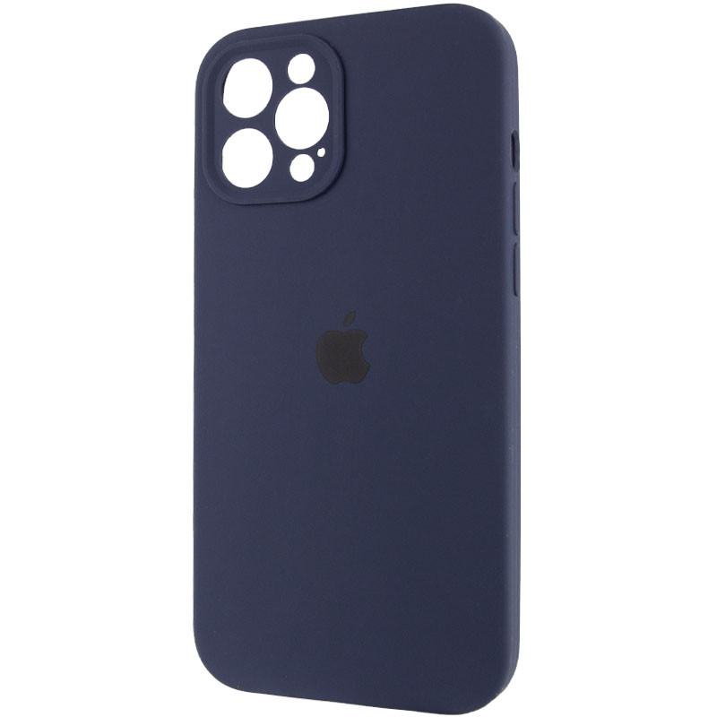 Фото Чохол Silk Full Camera Protective (AA) на Apple iPhone 12 Pro (6.1") (Темно-синій / Midnight blue) в маназині vchehle.ua