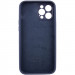 Чохол Silk Full Camera Protective (AA) на Apple iPhone 12 Pro (6.1") (Темно-синій / Midnight blue) в магазині vchehle.ua