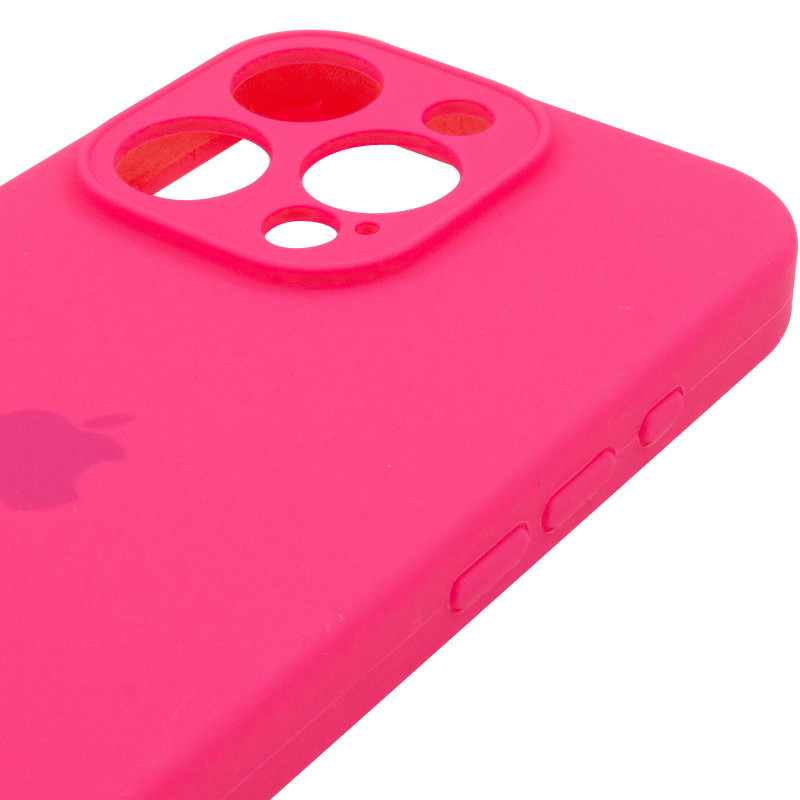 Чехол Silk Full Camera Protective (AA) для Apple iPhone 13 Pro (6.1") (Розовый / Barbie pink) в магазине vchehle.ua