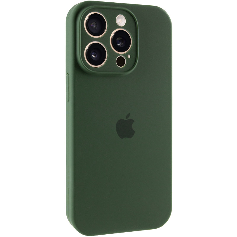 Чехол Silk Full Camera Protective (AA) для Apple iPhone 14 Pro (6.1") (Зеленый / Cyprus Green)