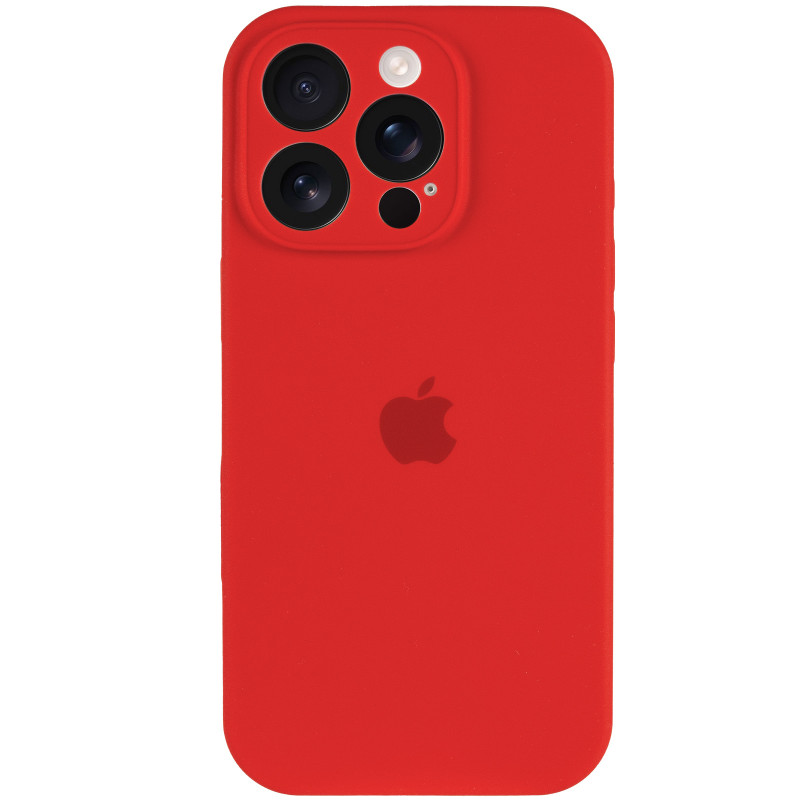 Фото Чехол Silk Full Camera Protective (AA) для Apple iPhone 14 Pro (6.1") (Красный / Red) на vchehle.ua