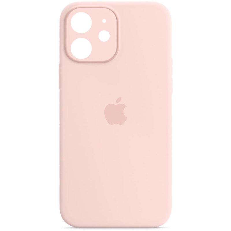 Чохол Silk Full Camera Protective (AA) на Apple iPhone 12 (6.1") (Рожевий / Chalk Pink)