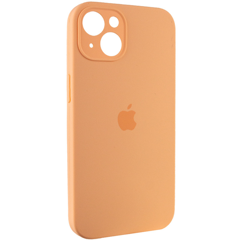 Фото Чехол Silk Full Camera Protective (AA) для Apple iPhone 13 (6.1") (Оранжевый / Cantaloupe) на vchehle.ua