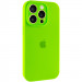 Чохол Silk Full Camera Protective (AA) на Apple iPhone 15 Pro (6.1") (Кислотно-зелений / Acid Green)