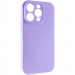 Чехол Silk Full Camera Protective (AA) NO LOGO для Apple iPhone 14 Pro (6.1") (Сиреневый / Dasheen)