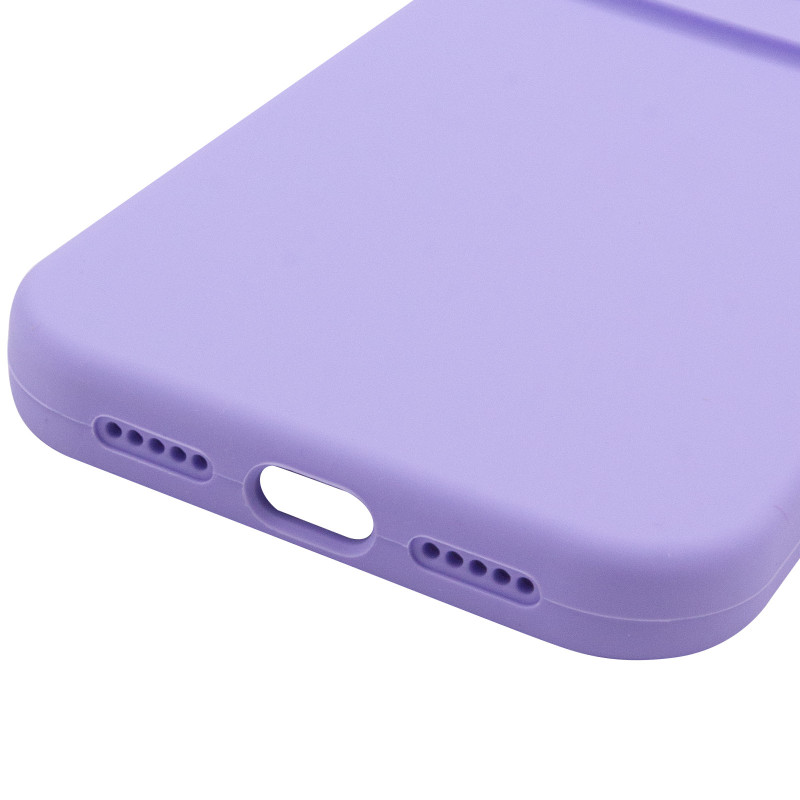 Чехол Silk Full Camera Protective (AA) NO LOGO для Apple iPhone 14 Pro (6.1") (Сиреневый / Dasheen) в магазине vchehle.ua