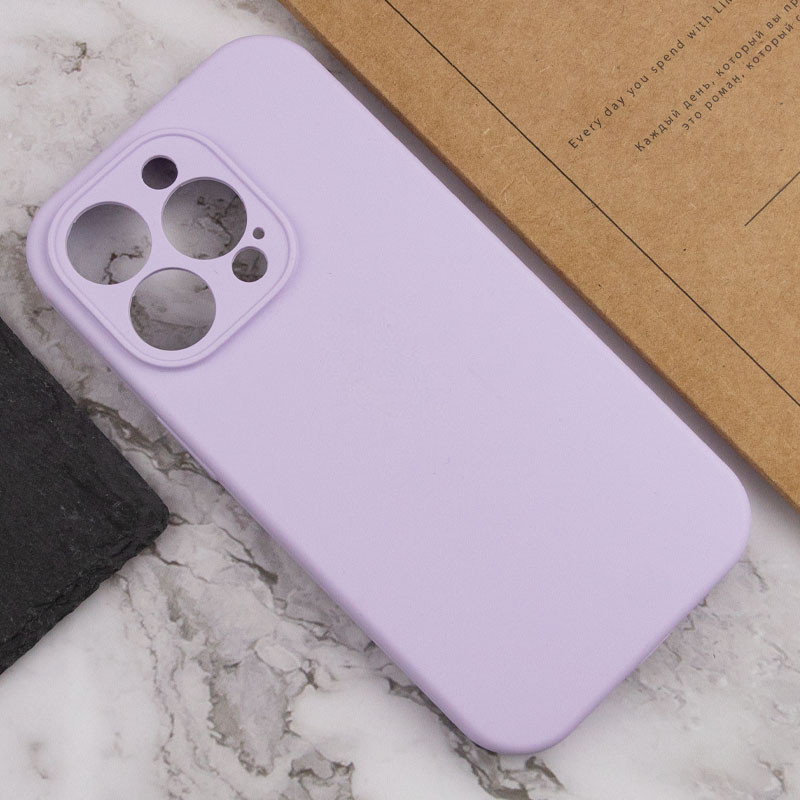 Купить Чехол Silk Full Camera Protective (AA) NO LOGO для Apple iPhone 14 Pro Max (6.7") (Сиреневый / Lilac) на vchehle.ua