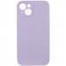 Чохол Silk Full Camera Protective (AA) NO LOGO на Apple iPhone 15 (6.1") (Бузковий / Lilac)
