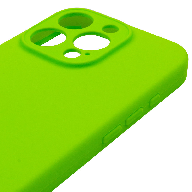 Чехол Silk Full Camera Protective (AA) NO LOGO для Apple iPhone 16 Pro (6.3") (Кислотно-зеленый / Acid Green) в магазине vchehle.ua