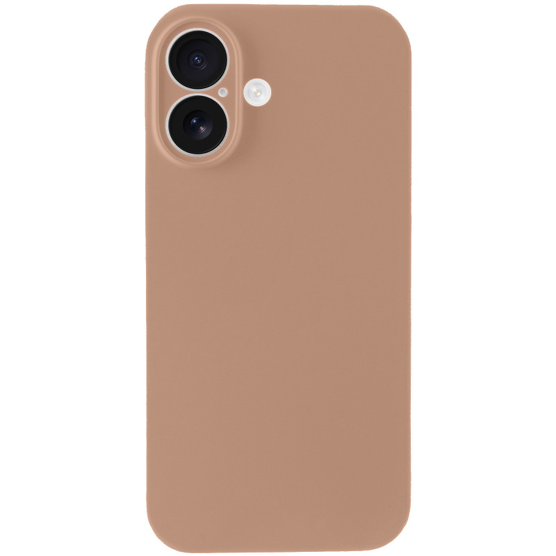 Чехол Silk Full Camera Protective (AA) NO LOGO для Apple iPhone 17 (6.3") (Бежевый / Desert Gold)