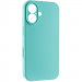 Чехол Silk Full Camera Protective (AA) NO LOGO для Apple iPhone 17 (6.3") (Бирюзовый / Marine Green)