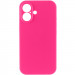 Фото Чохол Silk Full Camera Protective (AA) NO LOGO на Apple iPhone 17 (6.3") (Рожевий / Barbie pink) на vchehle.ua