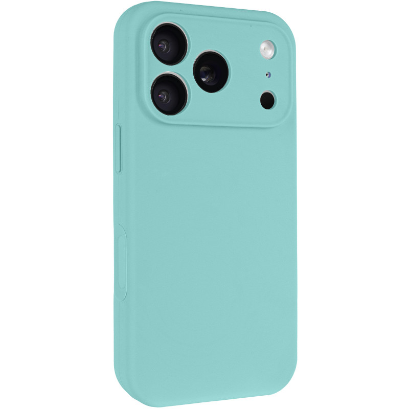 Чехол Silk Full Camera Protective (AA) NO LOGO для Apple iPhone 17 Pro (6.3") (Бирюзовый / Marine Green)