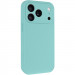 Чехол Silk Full Camera Protective (AA) NO LOGO для Apple iPhone 17 Pro (6.3") (Бирюзовый / Marine Green)