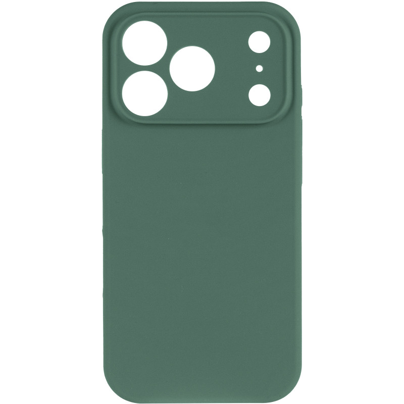 Фото Чехол Silk Full Camera Protective (AA) NO LOGO для Apple iPhone 17 Pro (6.3") (Зеленый / Pine green) на vchehle.ua