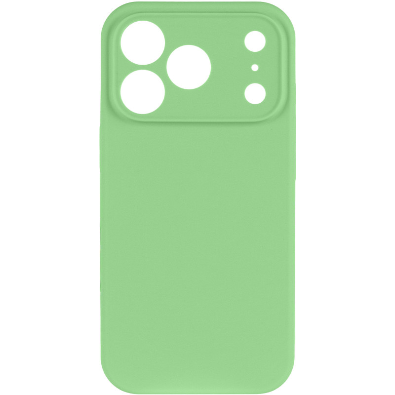 Фото Чехол Silk Full Camera Protective (AA) NO LOGO для Apple iPhone 17 Pro (6.3") (Мятный / Mint) на vchehle.ua