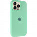 Чехол Silk Full Protective (AA) для Apple iPhone 14 Pro Max (6.7") (Зеленый / Pistachio)