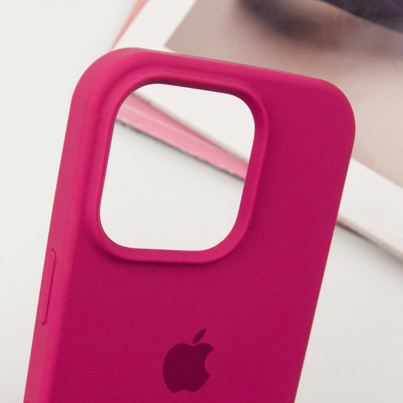 Фото Чохол Silk Full Protective (AA) на Apple iPhone 14 Pro Max (6.7") (Червоний / Rose Red) в маназині vchehle.ua