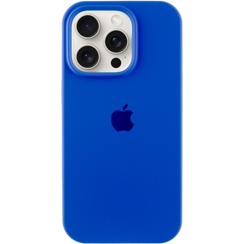 Чехол Silk Full Protective (AA) для Apple iPhone 14 Pro Max (6.7") (Синий / Capri Blue)