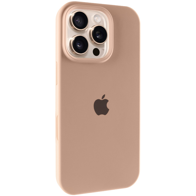 Чехол Silk Full Protective (AA) для Apple iPhone 16 Pro Max (6.9") (Бежевый / Desert Gold)